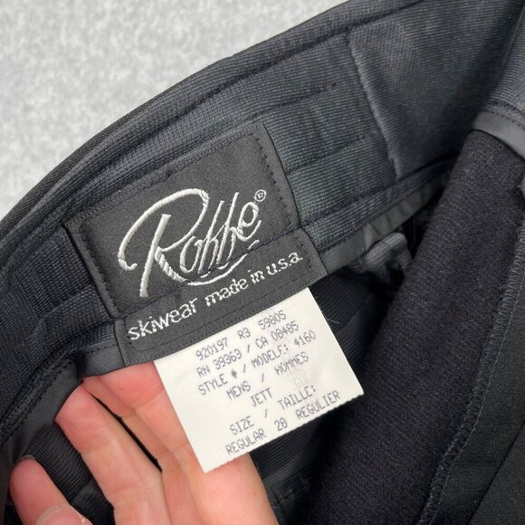 Roffe Mens VTG Jett Ski Pant Size 28 Regular Stretch Wool Blend Deadstock NWT - Picture 10 of 16
